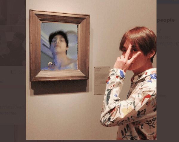 Tin được không, V (BTS) vừa lỡ tay đăng nhầm một tấm ảnh selfie cực hiếm ảnh 5