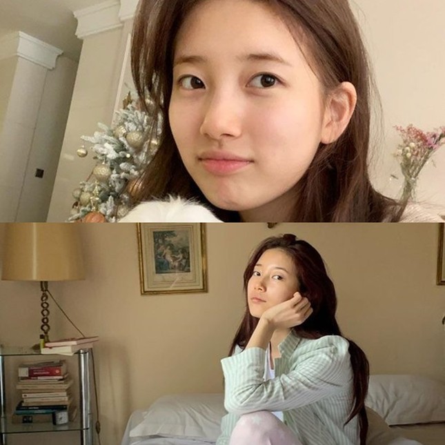 Đỉnh cao mặt mộc chính là Suzy: Ảnh ngái ngủ phụng phịu vẫn được khen đẹp như nàng thơ ảnh 2