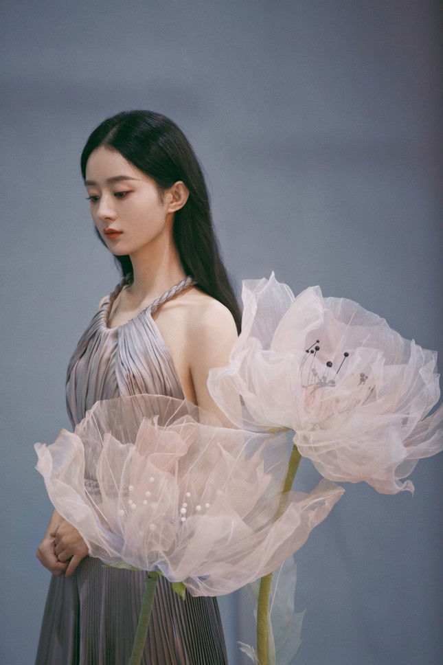 Triệu Lệ Dĩnh khiến fan lo lắng vì giảm cân quá đà, lộ vẻ tiều tụy dù diện đồ Dior ảnh 1