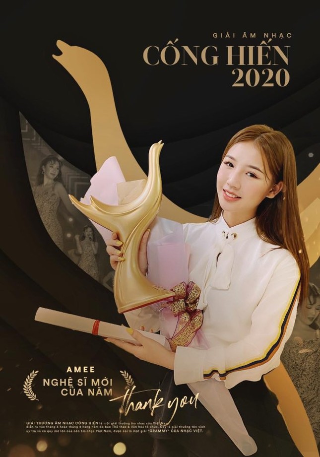 Amee được giải Cống hiến 2020 vinh danh “Nghệ sĩ mới của năm“ ảnh 3
