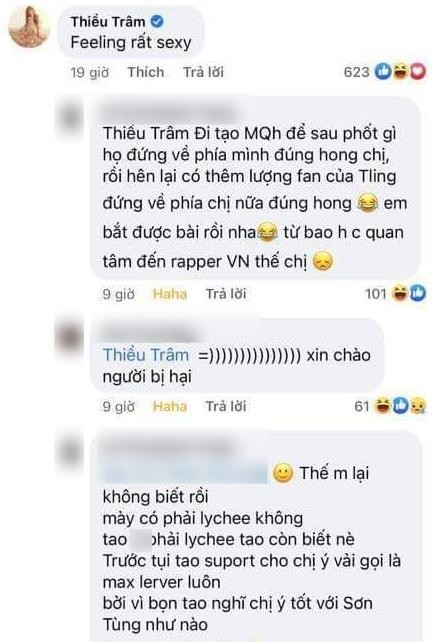 Tlinh phản ứng ra sao khi Thiều Bảo Trâm phải xóa bình luận vì bị anti-fan tấn công? ảnh 1