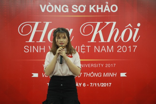 Nữ sinh duyên dáng, tự tin thi tài Hoa khôi sinh viên Việt Nam 2017 ảnh 13