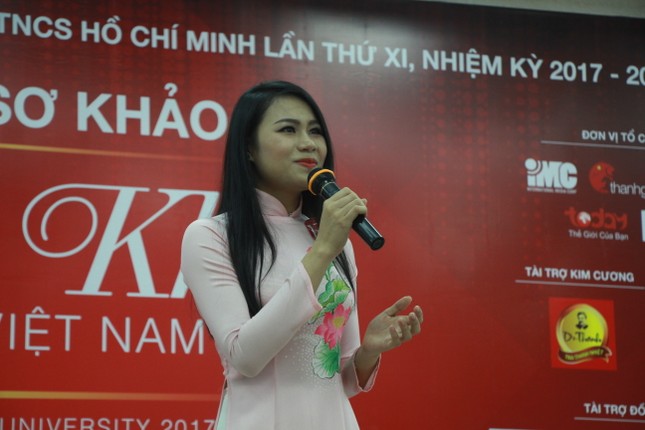 Nữ sinh duyên dáng, tự tin thi tài Hoa khôi sinh viên Việt Nam 2017 ảnh 7