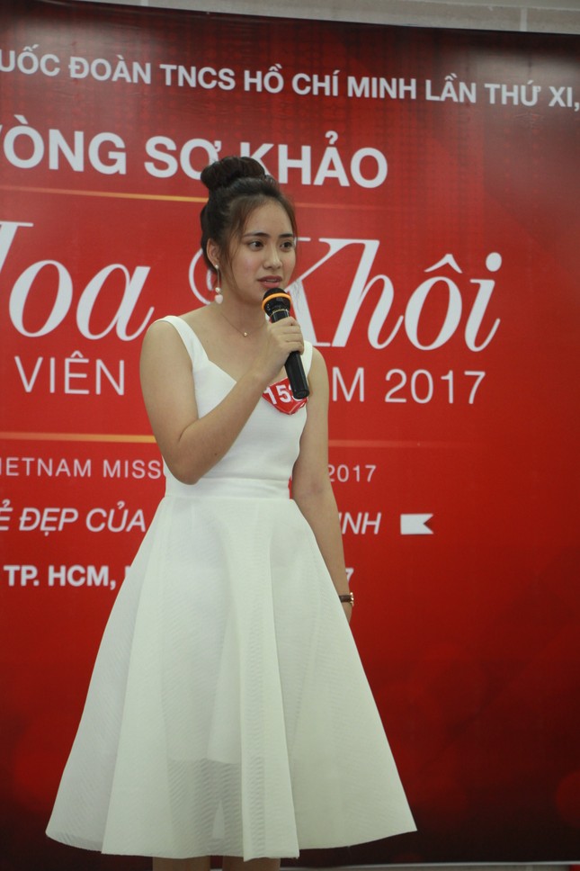 Nữ sinh duyên dáng, tự tin thi tài Hoa khôi sinh viên Việt Nam 2017 ảnh 6