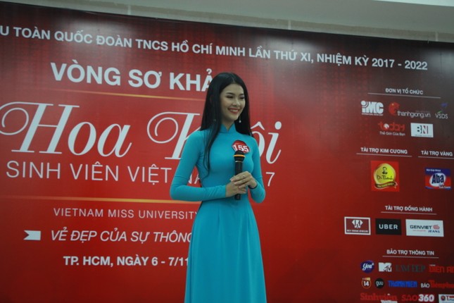 Nữ sinh duyên dáng, tự tin thi tài Hoa khôi sinh viên Việt Nam 2017 ảnh 5