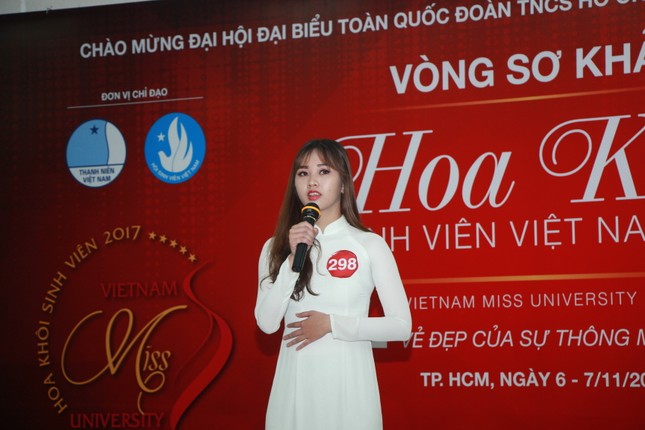 Nữ sinh duyên dáng, tự tin thi tài Hoa khôi sinh viên Việt Nam 2017 ảnh 16