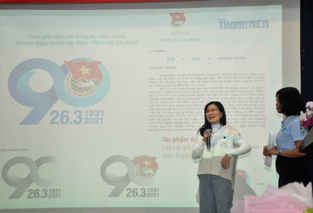 Trao giải cuộc thi sáng tác logo kỷ niệm 90 ngày thành lập Đoàn TNCS Hồ Chí Minh ảnh 2