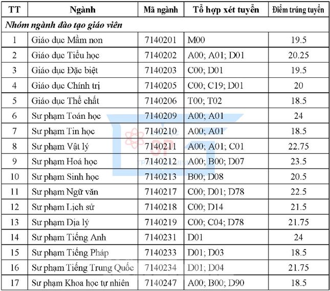 Điểm chuẩn các trường sư phạm tại TPHCM năm nay tăng như thế nào? ảnh 1