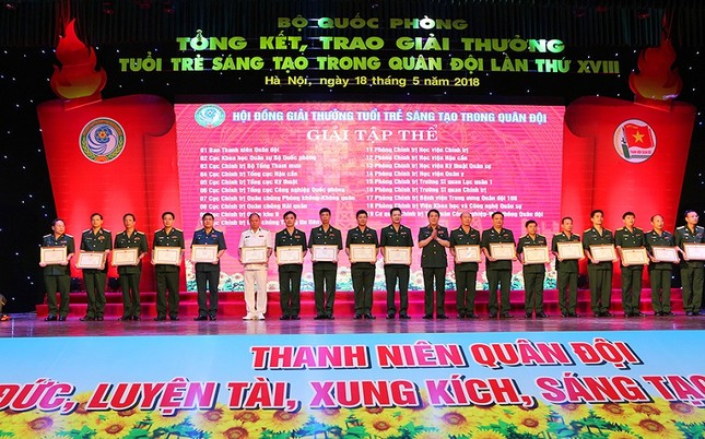 Trao giải thưởng Tuổi trẻ sáng tạo cấp toàn quân lần thứ 18 ảnh 2
