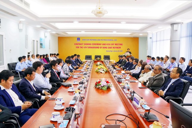 BSR ký hợp đồng Bảo dưỡng tổng thể lần thứ 4 NMLD Dung Quất ảnh 1