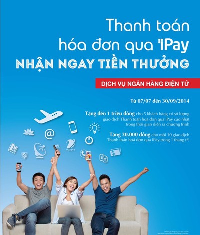 Thanh toán hoá đơn qua iPay nhận ngay tiền thưởng ảnh 1