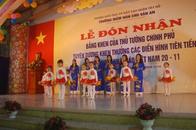 Trường MN Chu Văn An đón nhận bằng khen của Thủ Tướng Chính Phủ ảnh 5