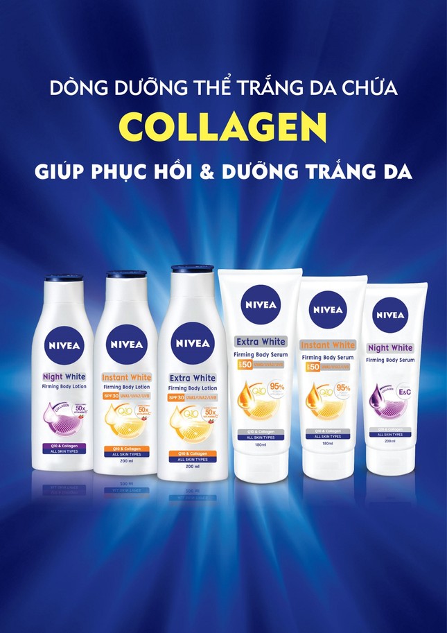Lần đầu tiên Nivea ra mắt dòng sản phẩm dưỡng thể chứa Collagen tại Việt Nam ảnh 1