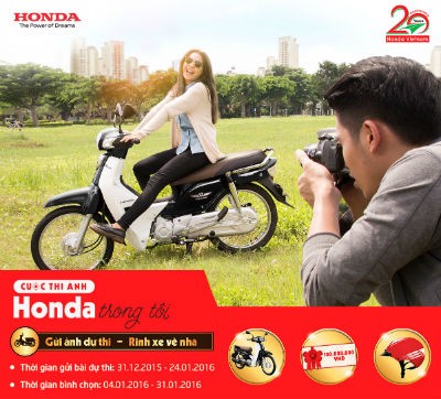 Tham gia cuộc thi ảnh “Honda trong tôi”, nhận giải thưởng khủng ảnh 1