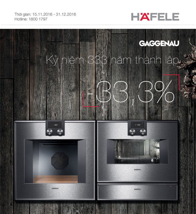 Khuyến mại, ưu đãi hấp dẫn khi mua Gaggenau ảnh 1