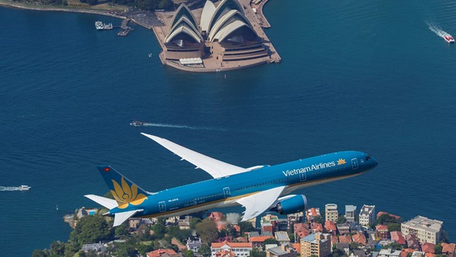 'Màn biểu diễn' của máy bay hiện đại nhất Vietnam Airlines Boeing 787-9 ảnh 6