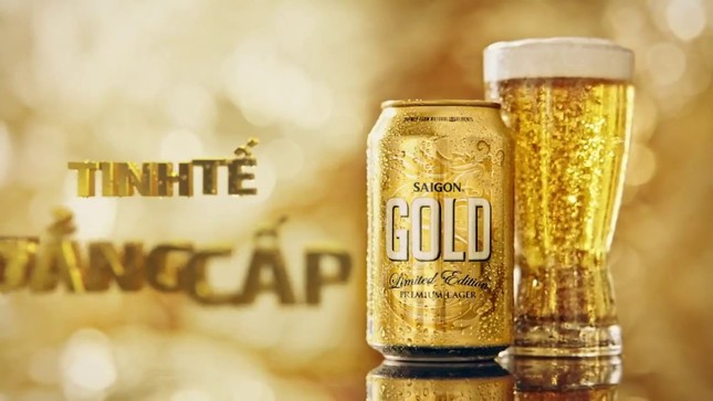 Bia Sài Gòn ra mắt dòng sản phẩm cấp cao mới Saigon Gold ảnh 1