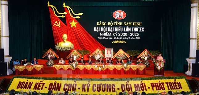 Bế mạc Đại hội Đảng bộ tỉnh Nam Định lần thứ XX ảnh 4