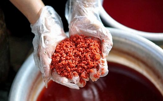 Sốt lá cẩm nấu xôi ngũ sắc cúng Rằm ảnh 2