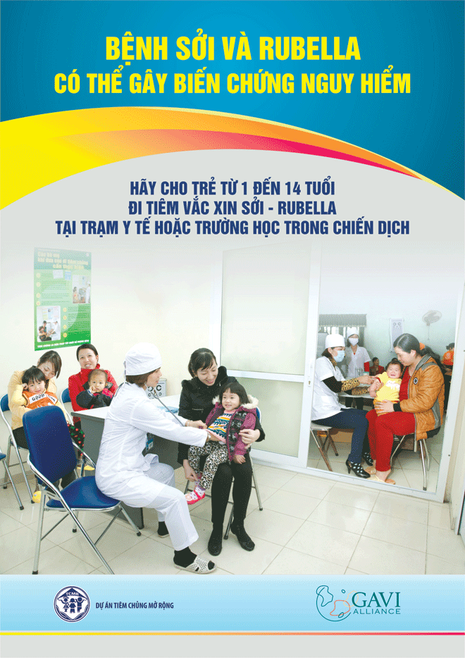 Hướng dẫn đưa trẻ từ 1 đến 14 tuổi đi tiêm vắc xin sởi - rubella trong chiến dịch ảnh 1