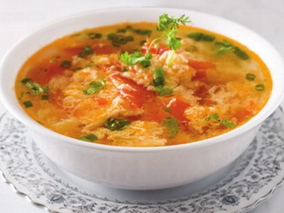 Có phải canh cà chua, trứng gà bổ não? ảnh 1
