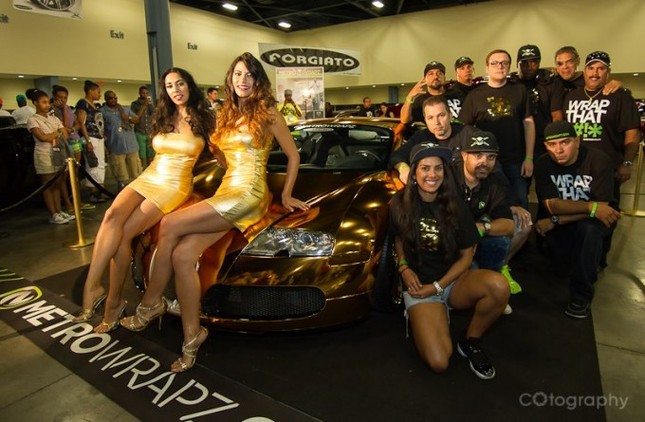 Lóa mắt với Bugatti Veyron dát vàng của Rapper Mỹ ảnh 1