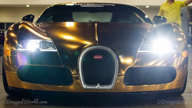 Lóa mắt với Bugatti Veyron dát vàng của Rapper Mỹ ảnh 2