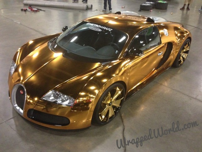 Lóa mắt với Bugatti Veyron dát vàng của Rapper Mỹ ảnh 4