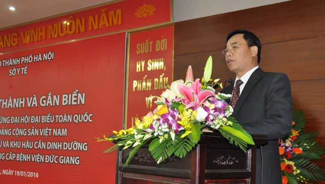 Khánh thành và gắn biển dự án Nâng cấp Bệnh viện Đức Giang ảnh 1