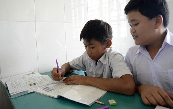 Lớp học giữa Sài Gòn không biết “mùi học thêm“ ảnh 9