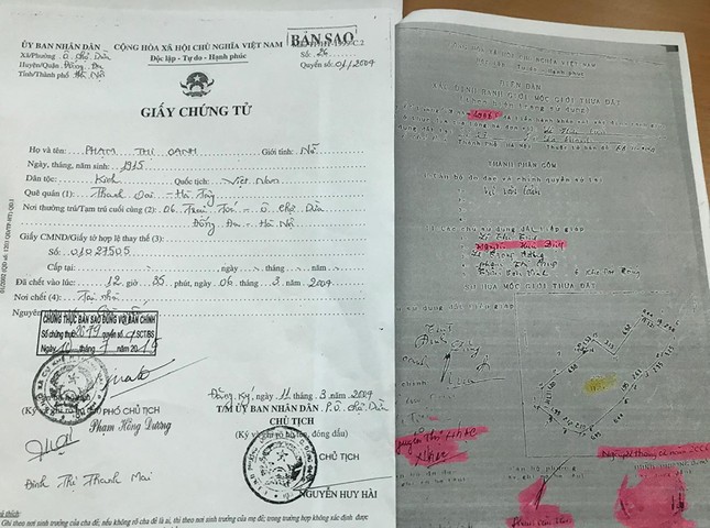 Chuyện lạ giữa Thủ đô, người chết vẫn ký tên xác nhận nguồn gốc nhà đất ảnh 1