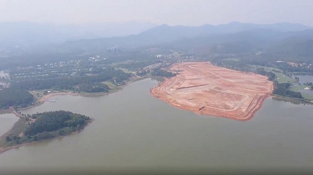 Vĩnh Phúc: Loạt doanh nghiệp san nền, đổ đất 'bức tử' hồ Đại Lải làm biệt thự ảnh 1