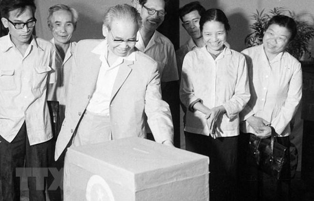 45 năm Ngày Tổng tuyển cử bầu Quốc hội của nước Việt Nam thống nhất ảnh 26