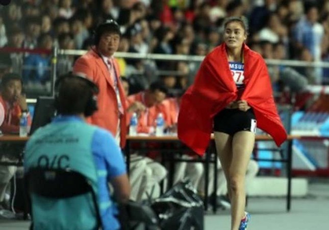 VĐV dân tộc Mường giành HCB điền kinh Asiad 17 ảnh 1