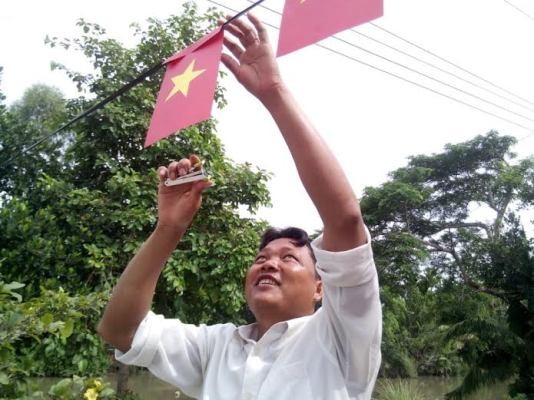 Biên giới, vùng sâu ở ĐBSCL nhộn nhịp đón bầu cử ảnh 1