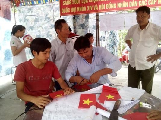 Biên giới, vùng sâu ở ĐBSCL nhộn nhịp đón bầu cử ảnh 2