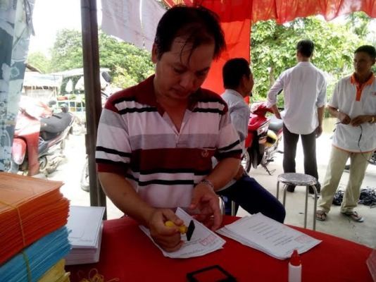 Biên giới, vùng sâu ở ĐBSCL nhộn nhịp đón bầu cử ảnh 5
