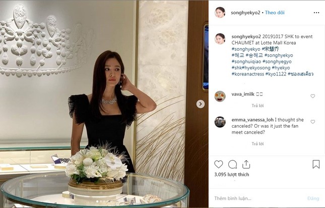 Song Hye Kyo huỷ lịch trình vì Sulli nhưng vẫn đi sự kiện gây tranh cãi ảnh 1