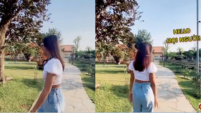 Nam Thư bị dân mạng chỉ trích gay gắt vì mặc áo hở bụng thăm nhà thờ Tổ ảnh 1