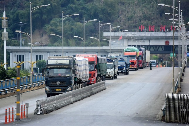 'Biệt đội' trung chuyển container ở cửa khẩu ảnh 1