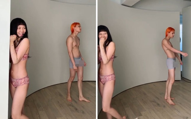 ‘Nữ hoàng gợi cảm’ Hàn gây tranh cãi với video hậu trường chụp ảnh nội y cùng bạn trai ảnh 1