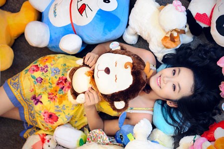 Vương quốc thú bông” của “cô dâu nhí” Bảo Trân ảnh 1