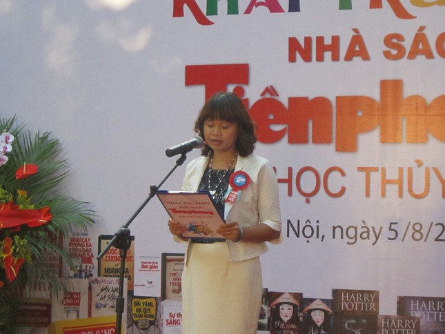 Bà Nguyễn Thúy Ngọc, Tổng Giám đốc Cty Cổ phần Tiền Phong