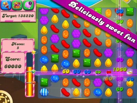  Candy Crush là trò chơi phổ biến nhất trên mạng xã hội Facebook