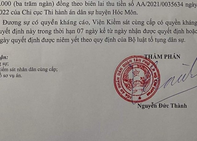 Hy hữu: Tòa ban hành quyết định theo kiểu ‘râu ông nọ cắm cằm bà kia’ ảnh 2