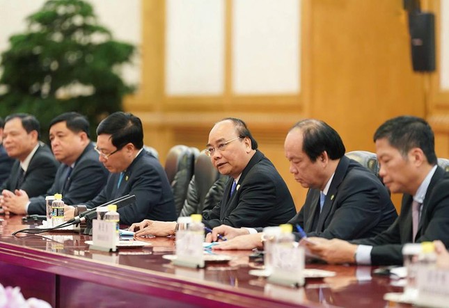 Thủ tướng Nguyễn Xuân Phúc hội kiến Chủ tịch Trung Quốc Tập Cận Bình ảnh 3