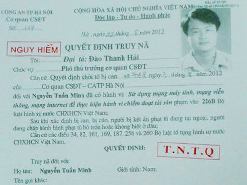 Truy nã đặc biệt 'ông trùm' MB24 ảnh 1