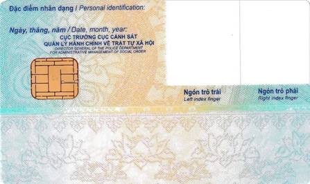 Chi tiết thẻ Căn cước công dân gắn chip ảnh 3