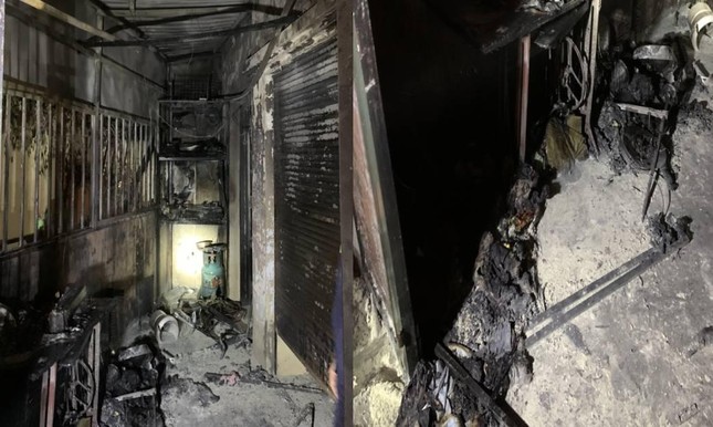 Cảnh sát phá cửa cứu 5 người trong căn nhà đang cháy ngùn ngụt ảnh 1