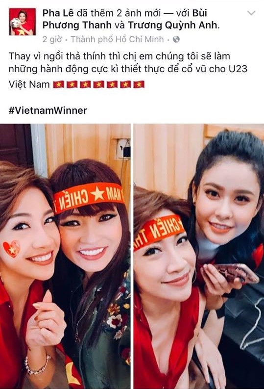 Mr Đàm cùng dàn sao mặc áo đỏ sao vàng, quay MV 'tiếp sức' U23 Việt Nam ảnh 3